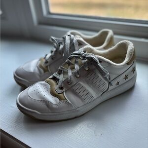 Sandro Womens E20’s Leather Trainer Sneakers